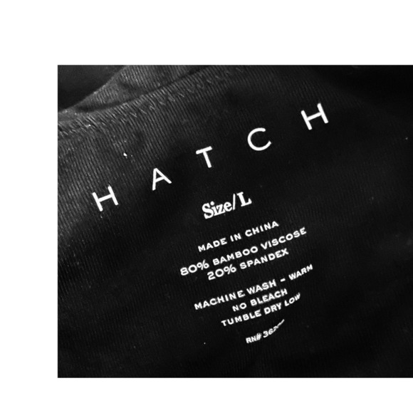 Hatch Black Bodycon Maternity Tank Midi Dress Sleeveless Stretch Size Large - Picture 8 of 8